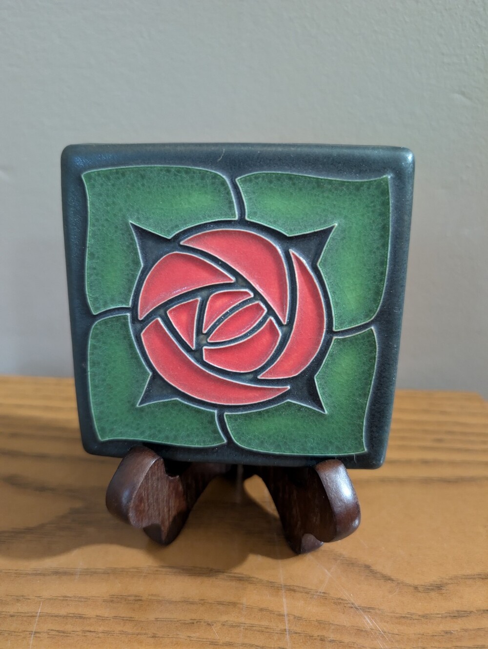MOTAWI TILEWORKS Art Tile Rosie O'Grady 4x4